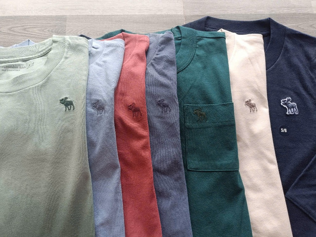 A108a Áo cotton tay dài Aber