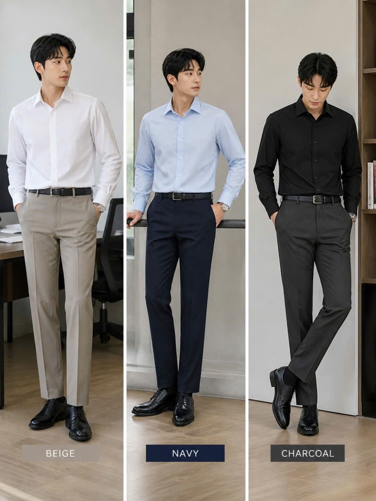 QA08 Quần âu nam Chase slim