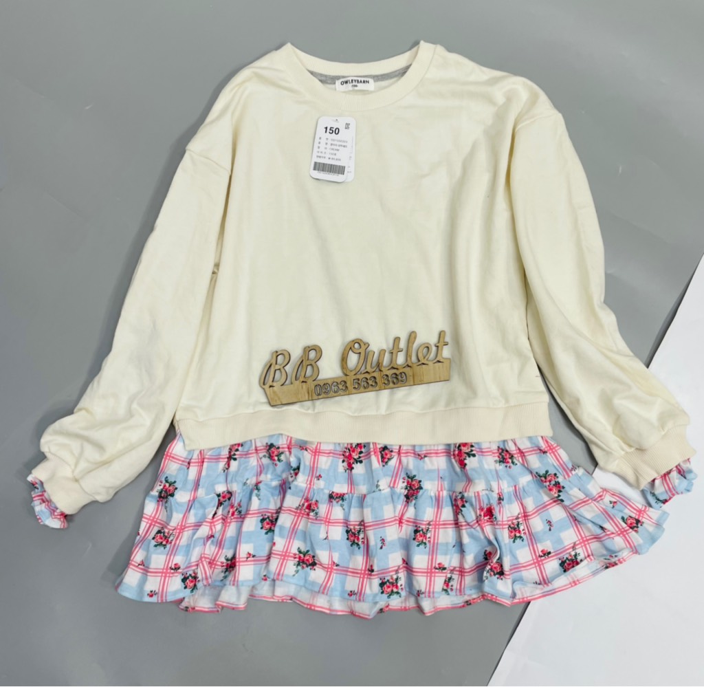 Áo nỉ bé gái Lilipurri & Owleybarn