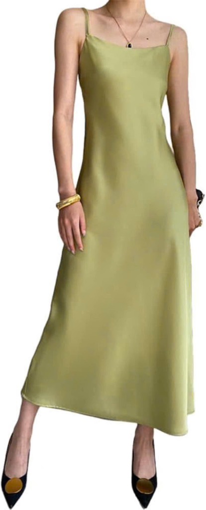 V23 Đầm lụa 2 dây