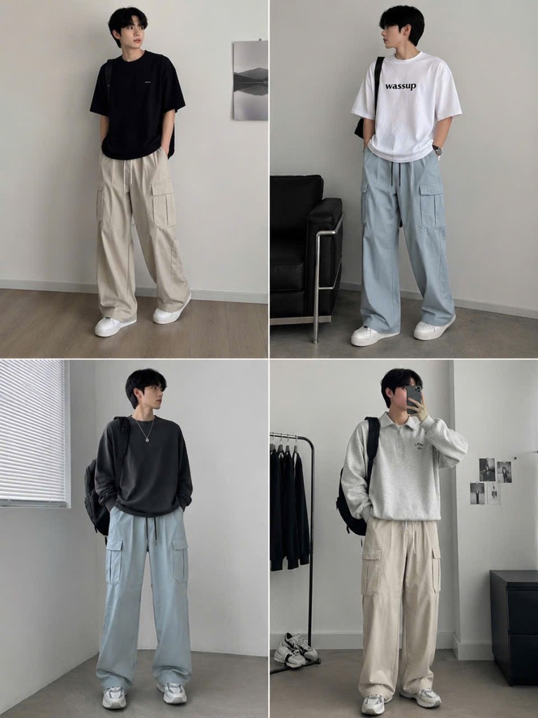QA16 Quần gió mỏng unisex