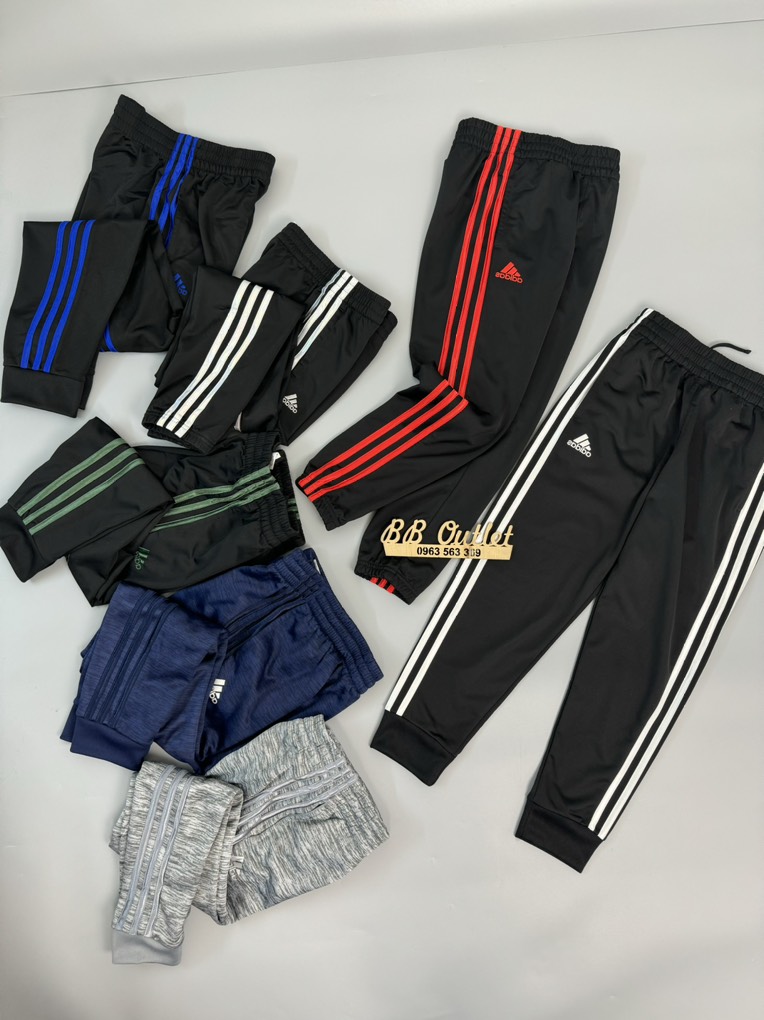 Q135 Quần thể thao trẻ em kẻ sọc Das