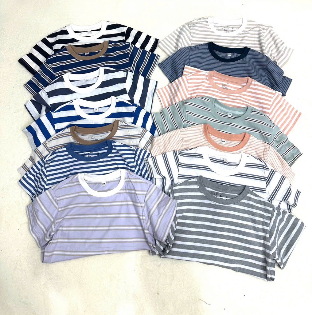 AB01 Combo 3 áo kẻ Mu Zi