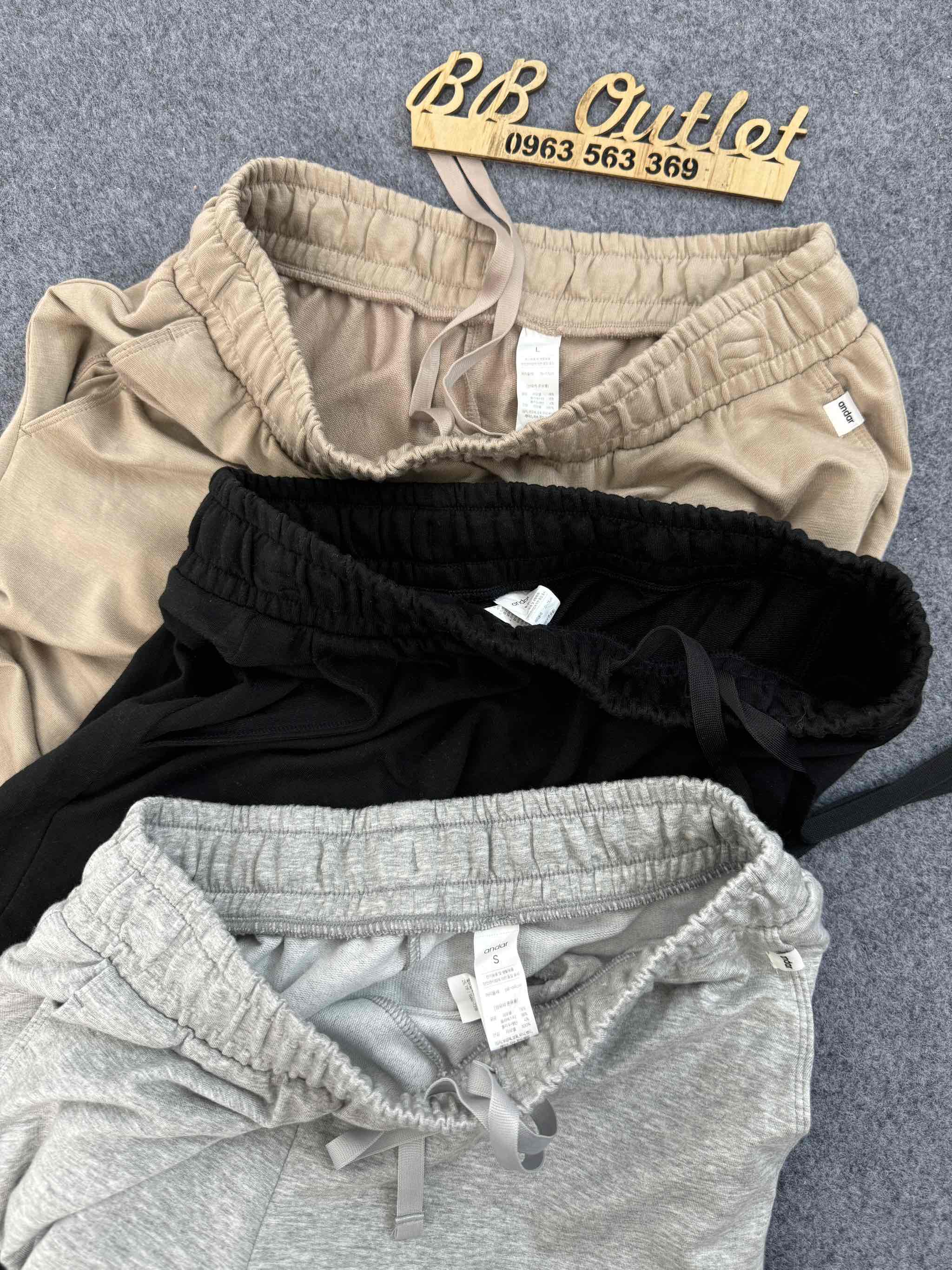 Q54 quần nỉ nữ Andar