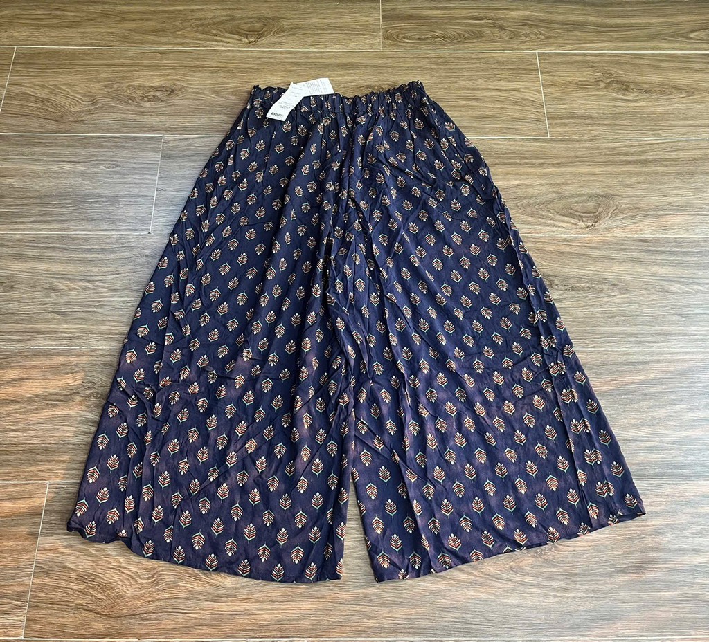 QE19 Quần lanh ống rộng