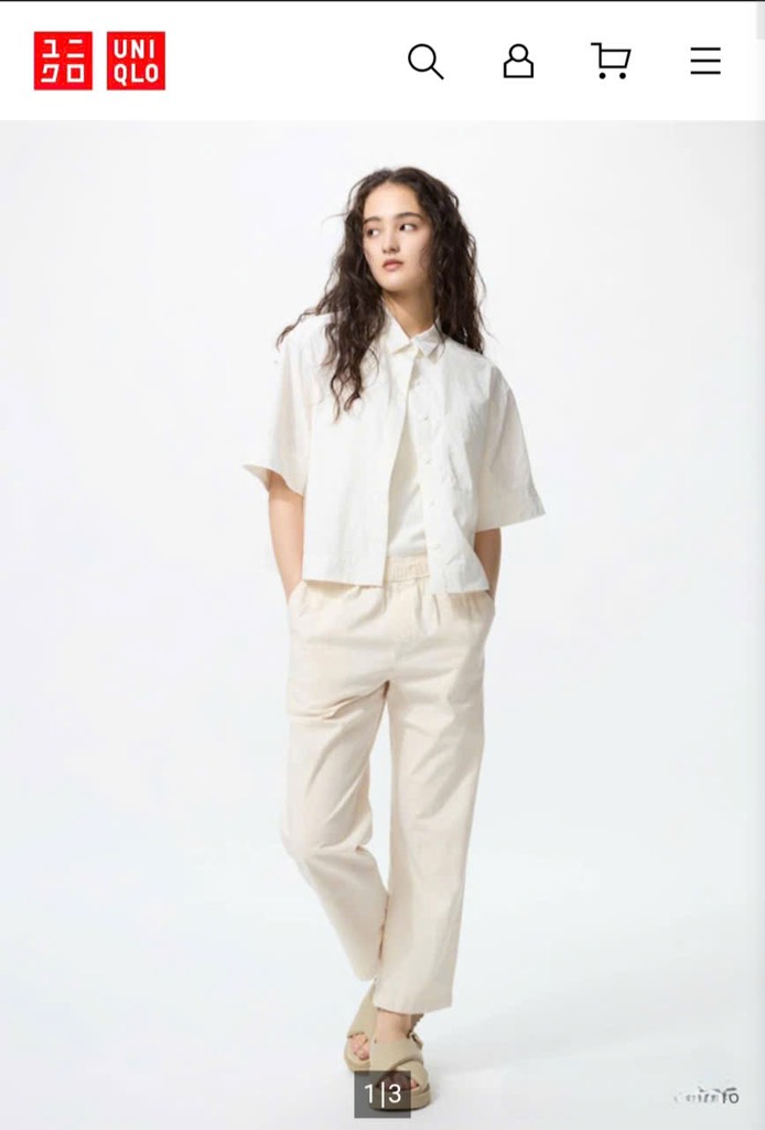 QE40 Quần linen U nấm