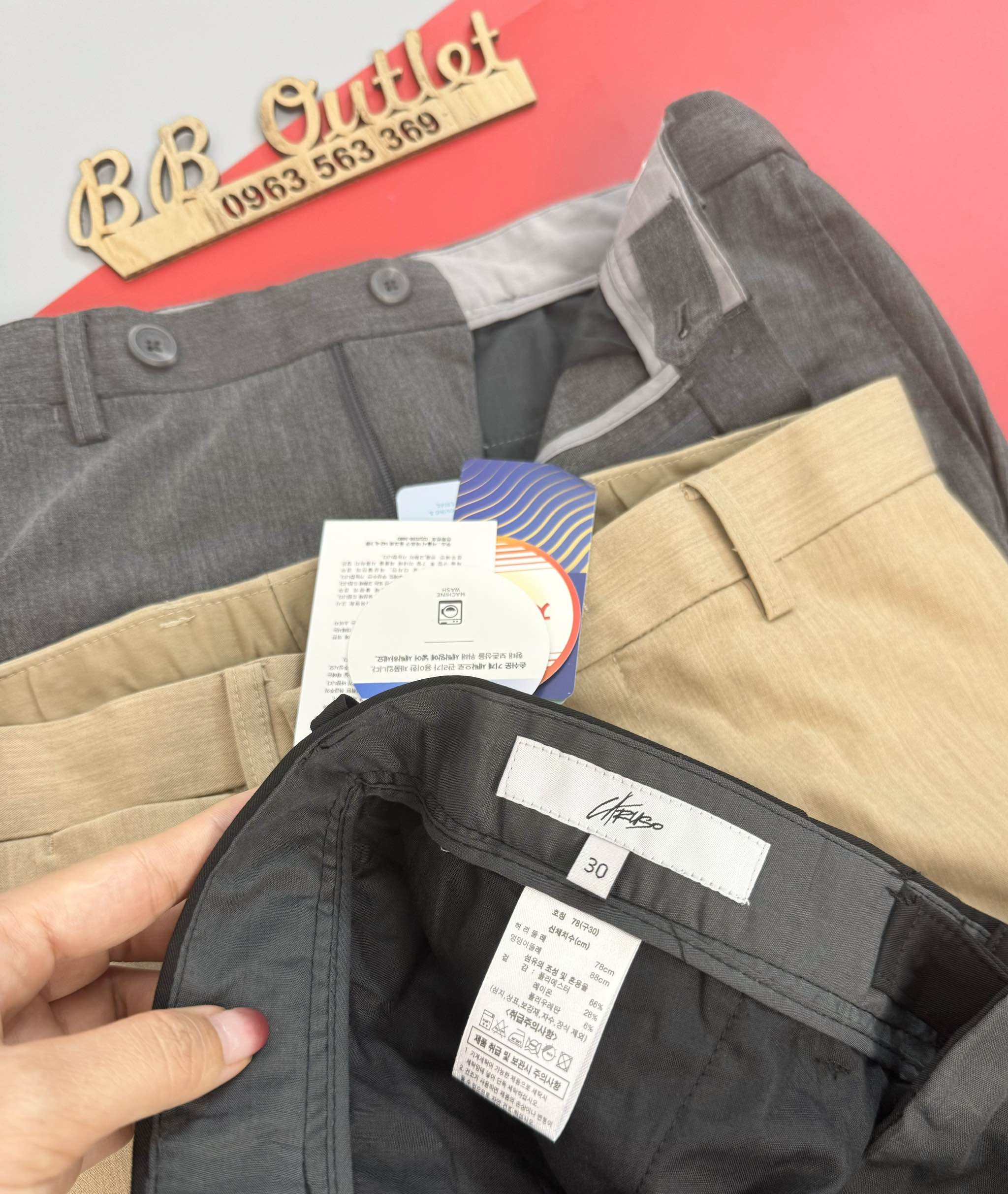 Q67 Quần âu nam Caruso