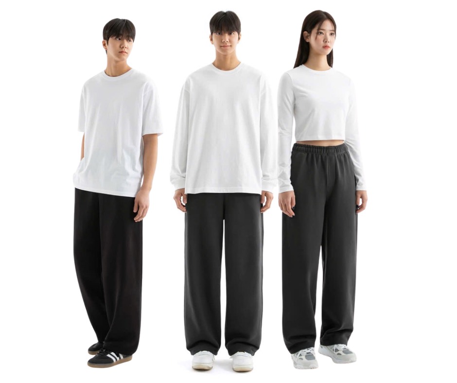 Q114 Quần nỉ ống rộng Brenson