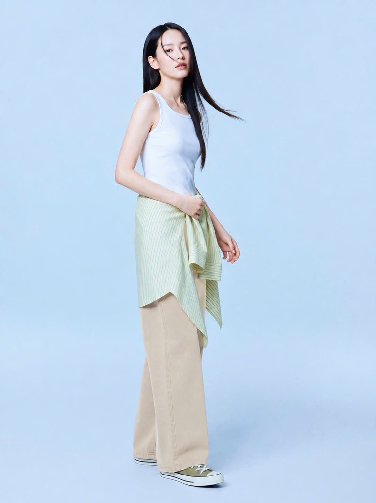 QE32 Quần jeans ống cong Top10