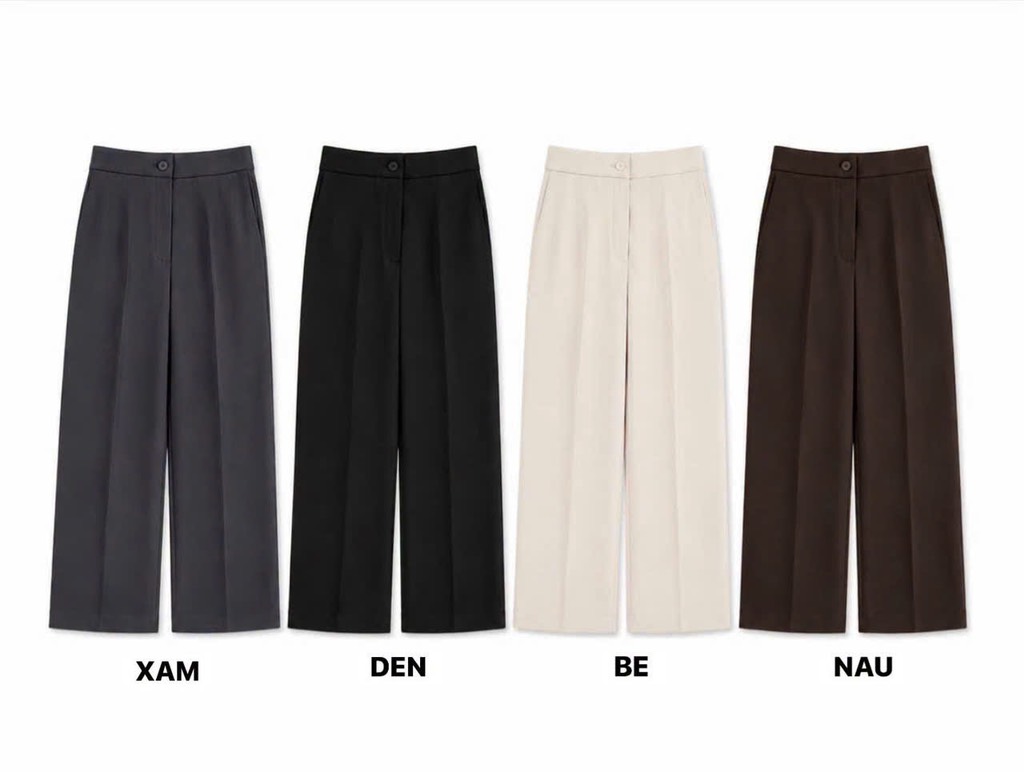 QE28 Quần suông nữ Jason Wu