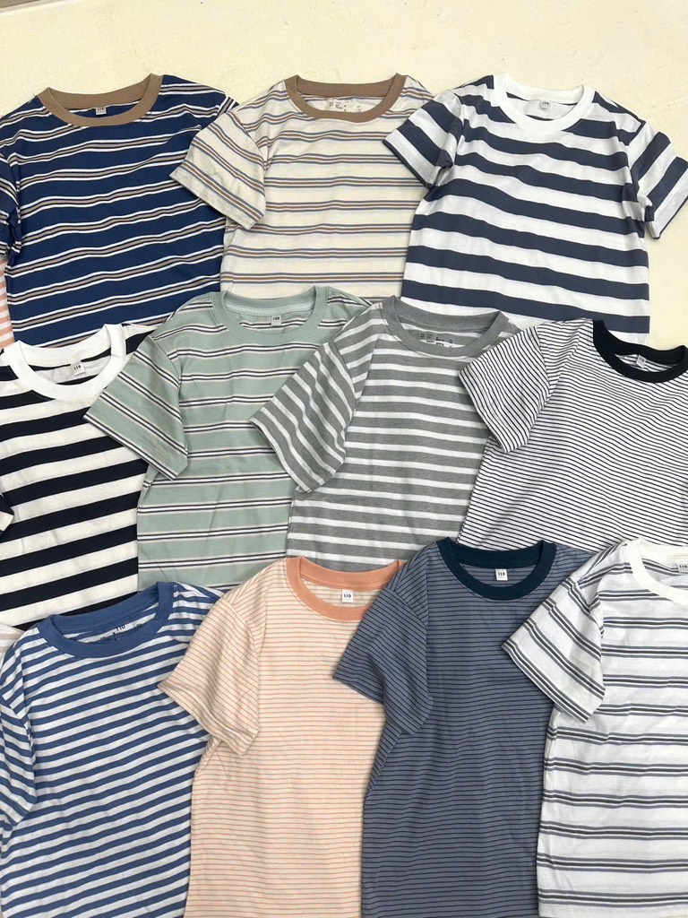 AB01 Combo 3 áo kẻ Mu Zi