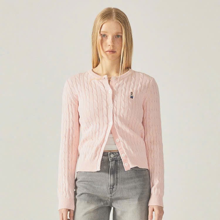 A116 Áo len gấu có cúc