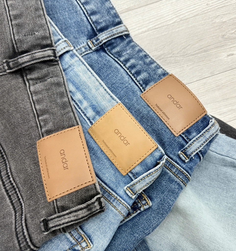 QE39 Quần jeans nữ ống đứng And@r