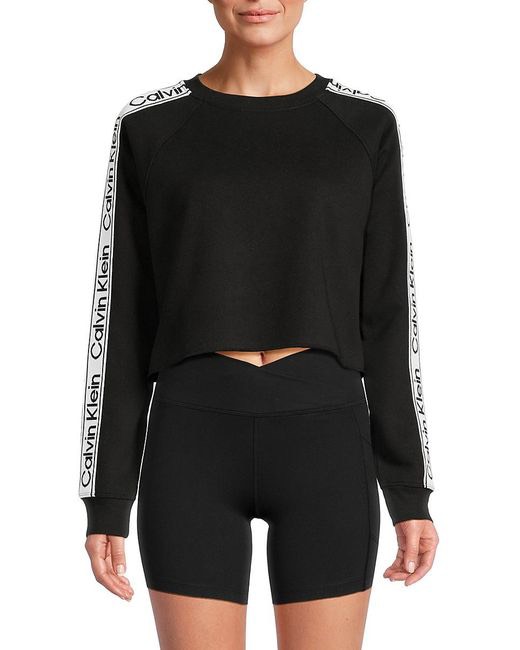 A119 Áo nỉ croptop ck