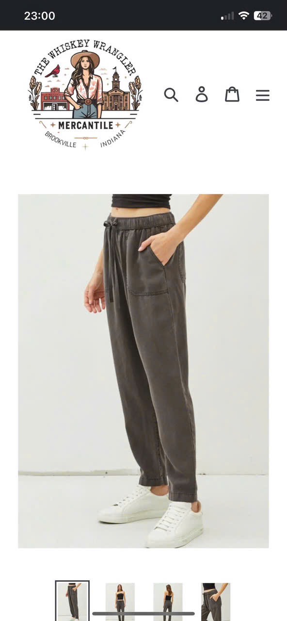 Q33 Quần wash giả bò Iris