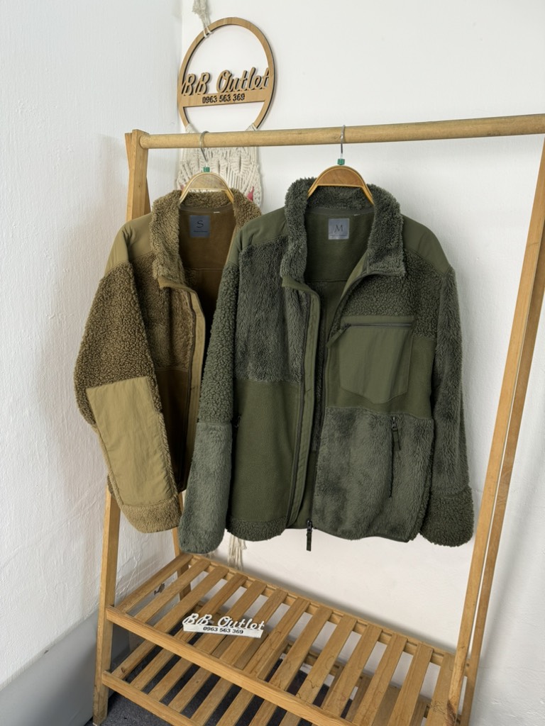 AA24 Áo khoác nỉ lông cừu