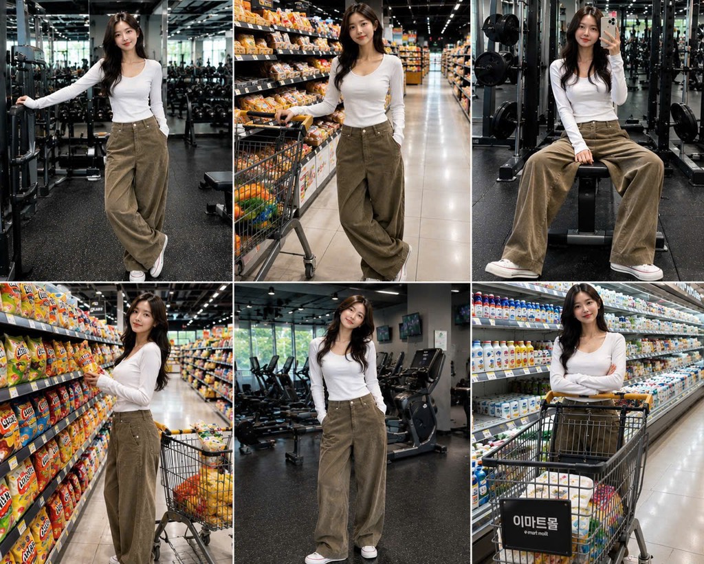 QE31 Quần nhung ống siêu rộng unisex