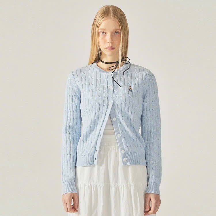 A116 Áo len gấu có cúc