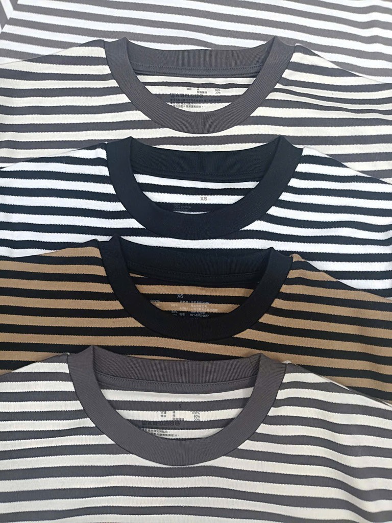 AE29 Áo thun cotton cổ tròn tay dài