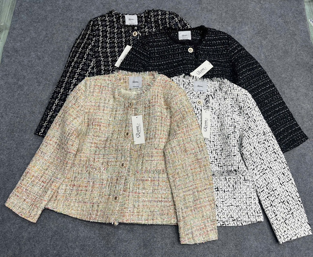 A169 Áo dạ tweed Roem