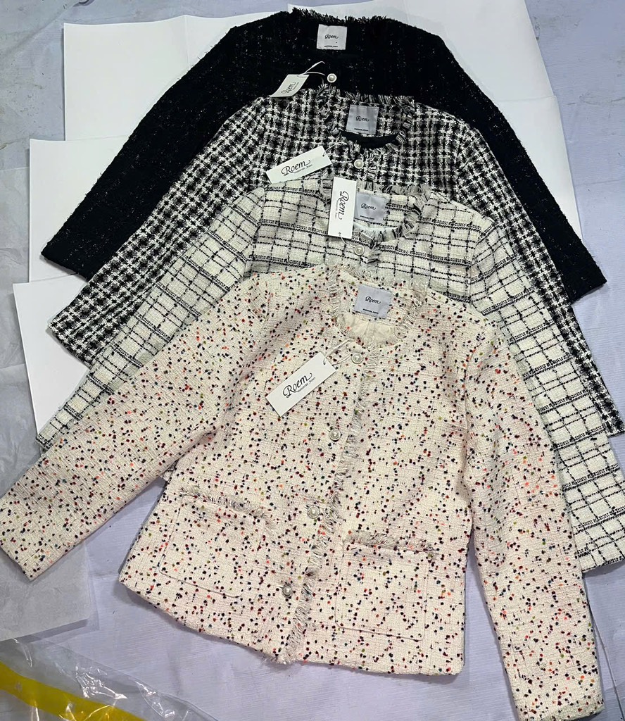 A169 Áo dạ tweed Roem