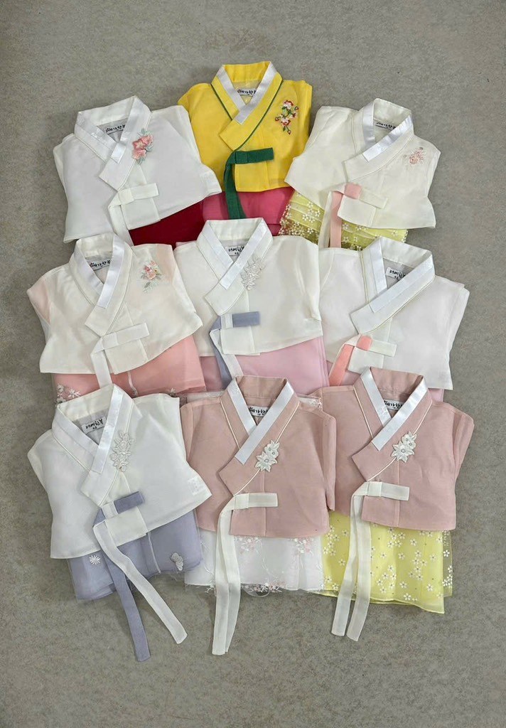Bộ Hanbok bé gái 5T