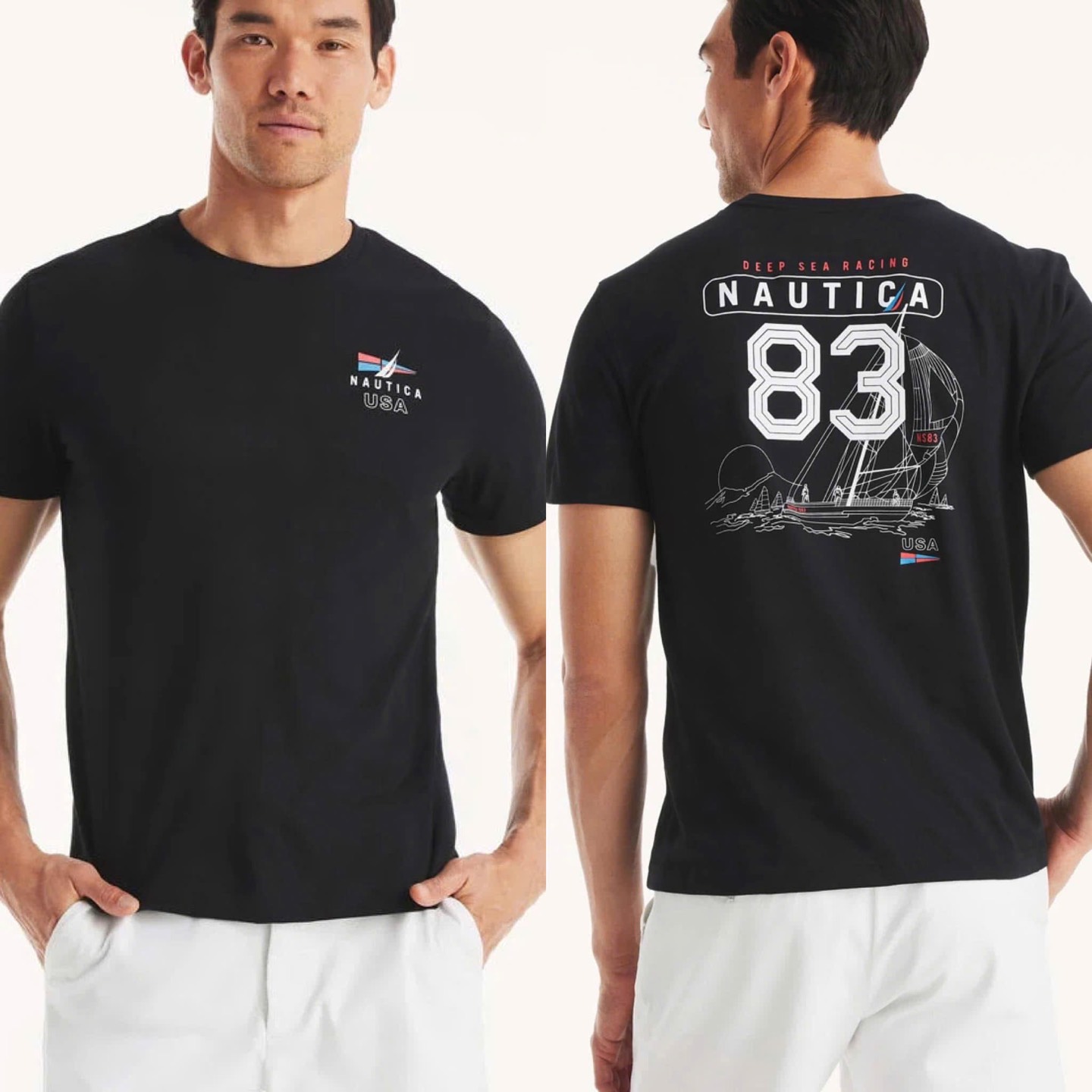 A55 Áo phông nam Nautica