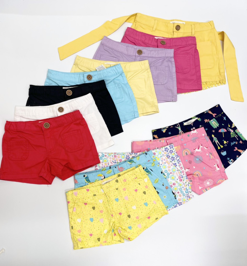 Q34 Quần đùi ka ki bé gái Sfera