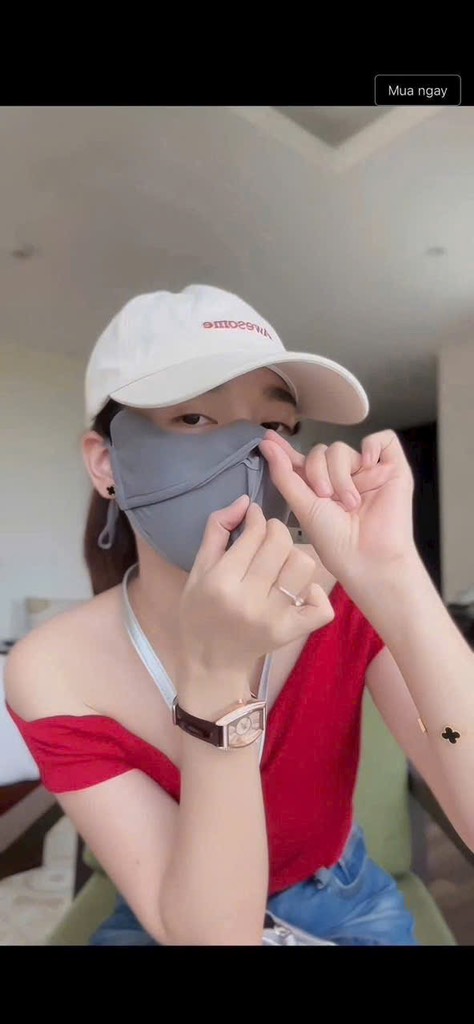 P08 Khẩu trang thun lạnh có khung