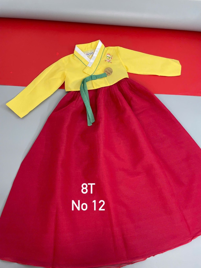 Bộ Hanbok bé gái 8t