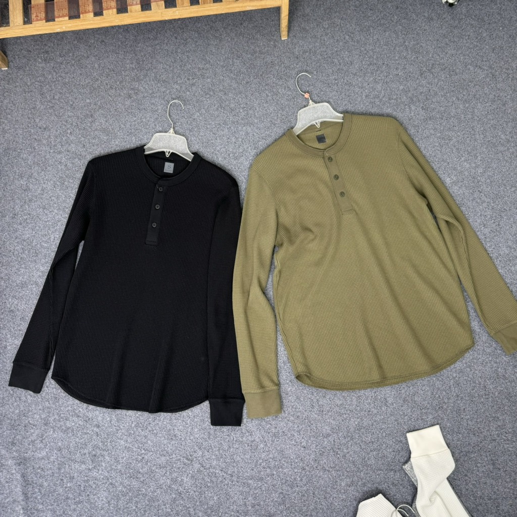 AA15 Áo cottong tổ ong nam