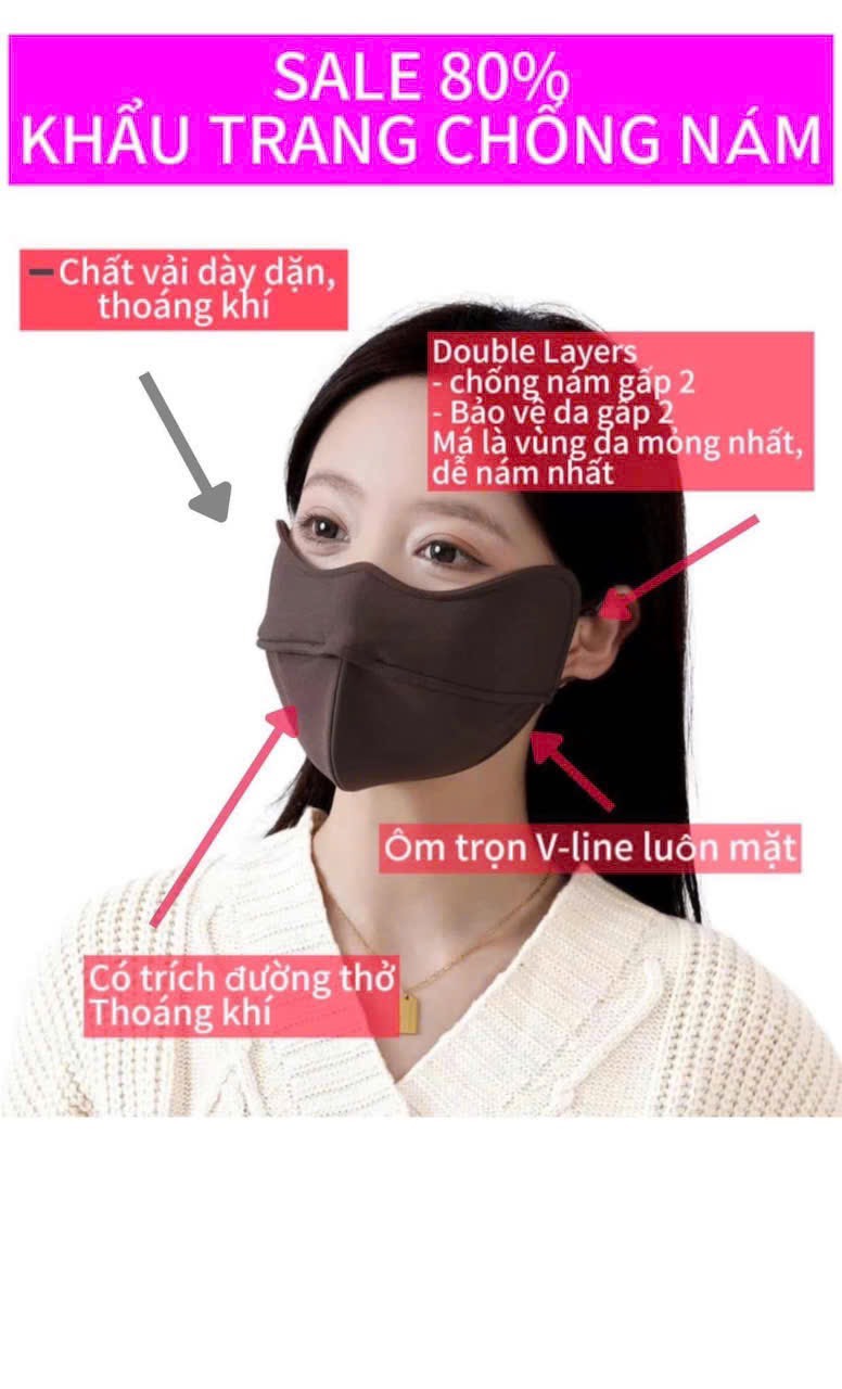 P08 Khẩu trang thun lạnh có khung