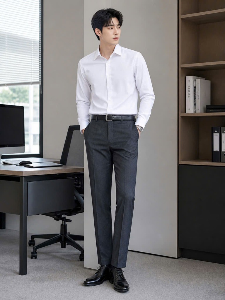 QA08 Quần âu nam Chase slim