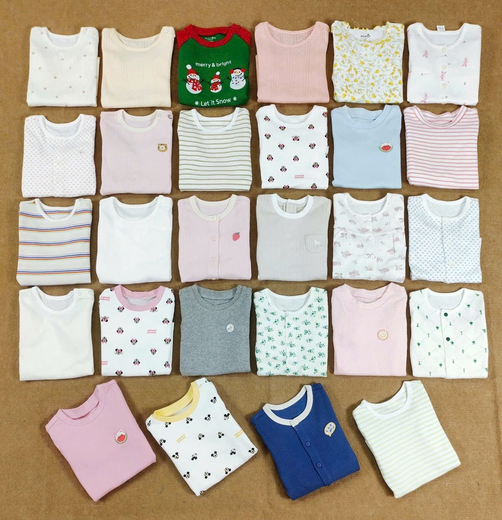 B20 Bộ cotton Hàn tay dài