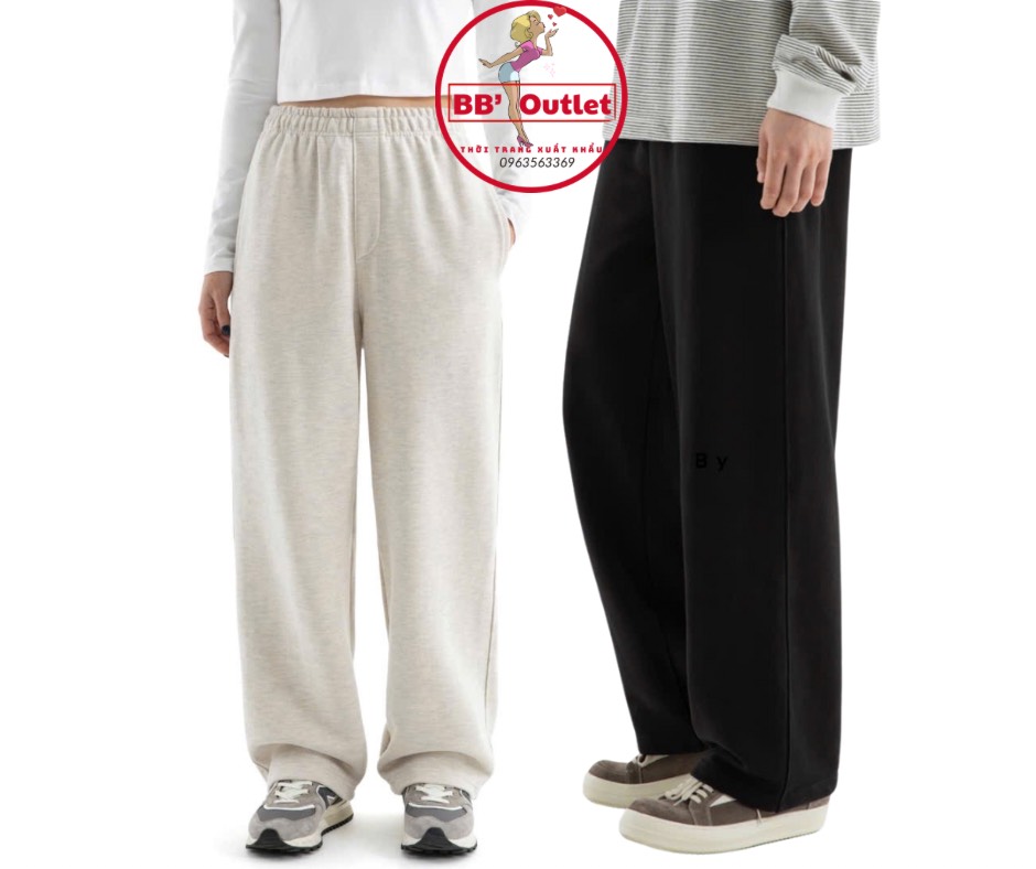 Q114 Quần nỉ ống rộng Brenson