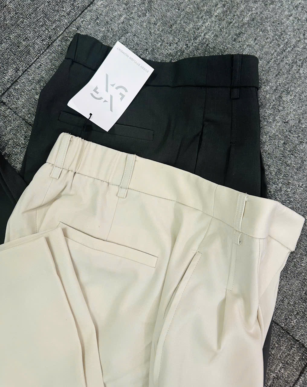 Q74 quần suông Atg kéo khoá