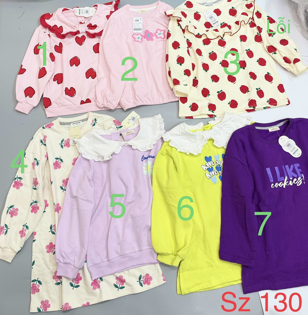 Áo nỉ bé gái Lilipurri & Owleybarn