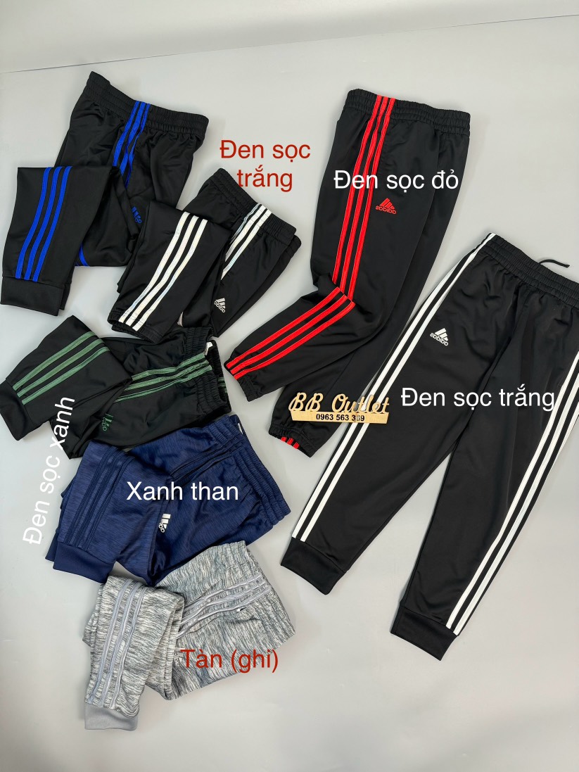 Q135 Quần thể thao trẻ em kẻ sọc Das