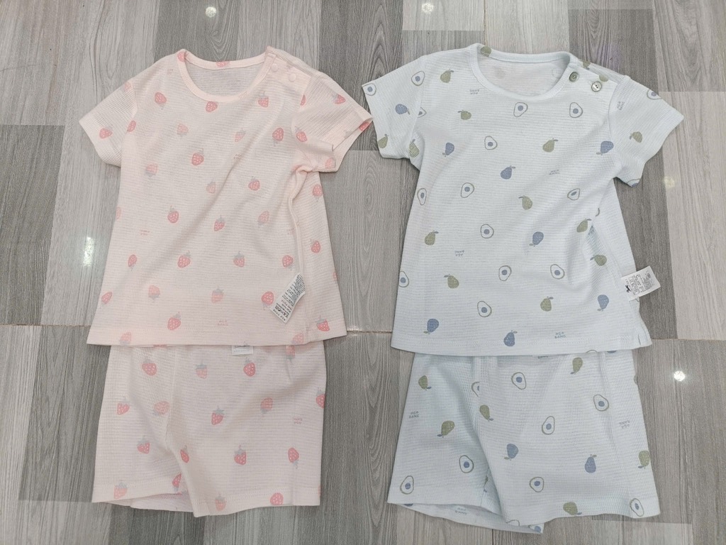 B22 Bộ cotton Hàn ngắn