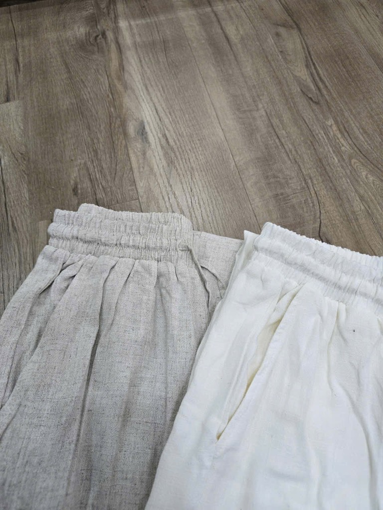 QE02 Quần suông linen Atg