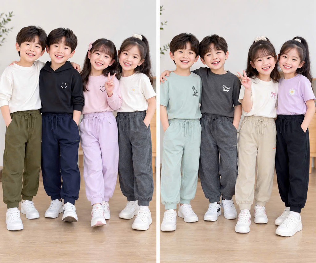 QB08 Quần nỉ trẻ em