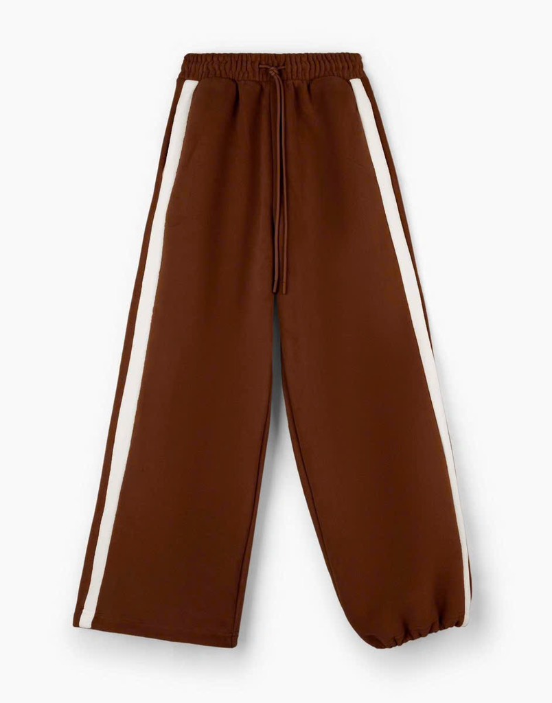 Q128 Quần nỉ nữ ống siêu rộng