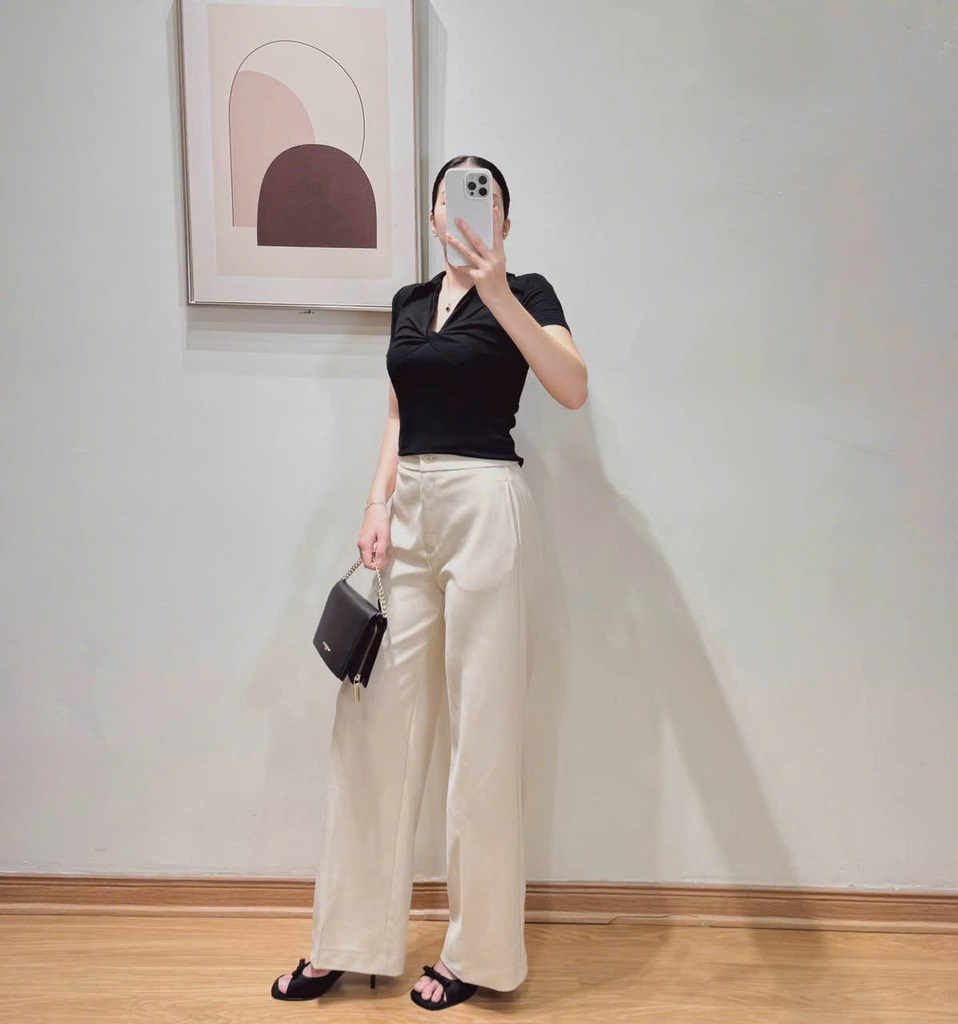 QE28 Quần suông nữ Jason Wu