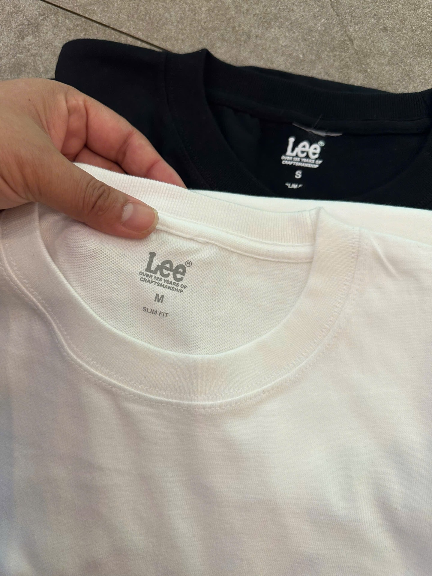 A58 Áo Lee dệt ống