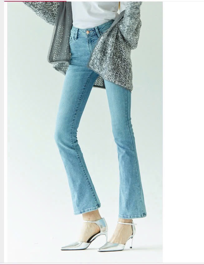 Quần jeans nữ ống loe The Flare