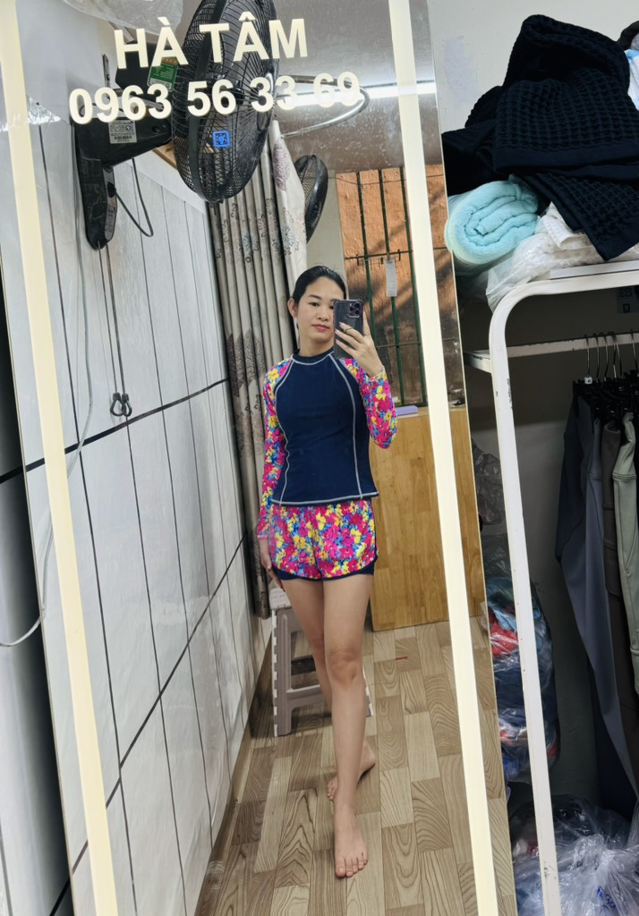 B42 Bộ áo tắm tay dài