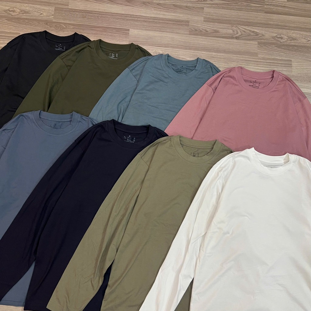 AA19 Áo cotton mj nam tay dài