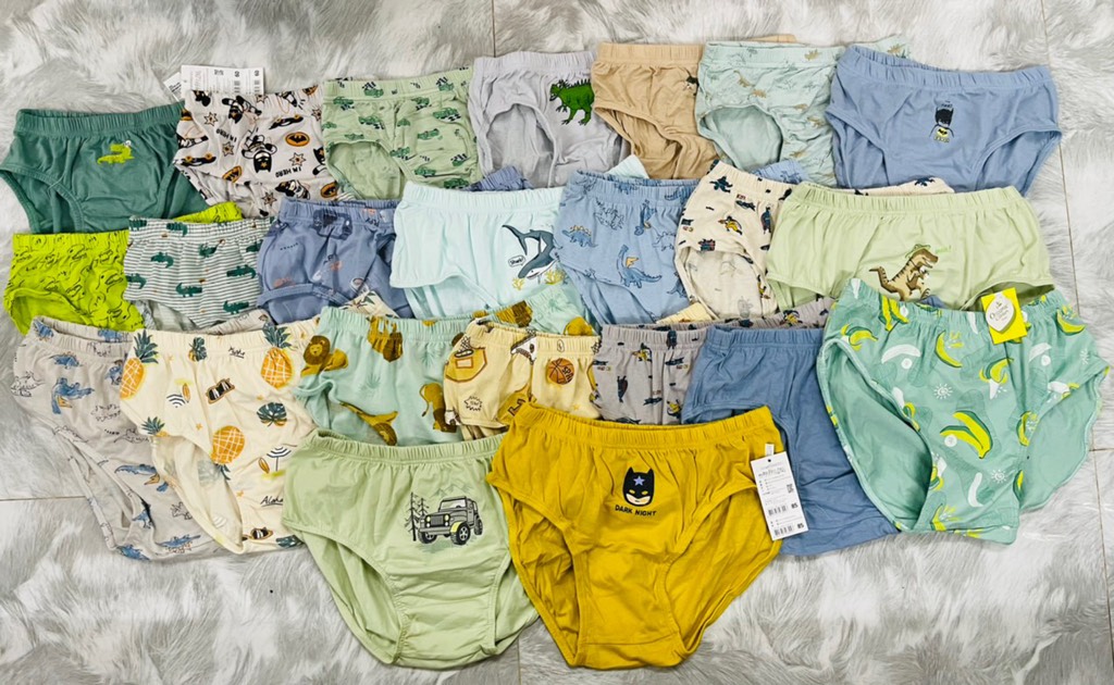 Quần sịp bé trai PPIPPILONG set 5c