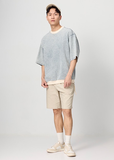 Q30 Quần short ka ki Net