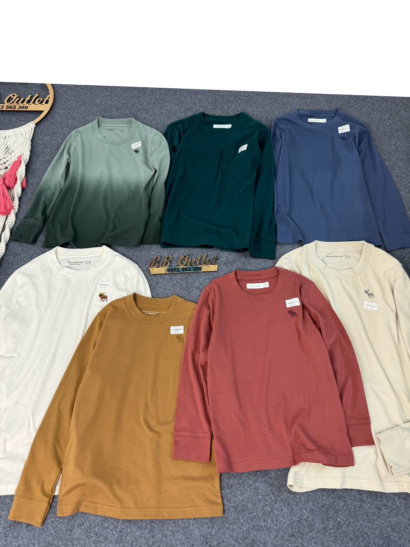 A108a Áo cotton tay dài Aber